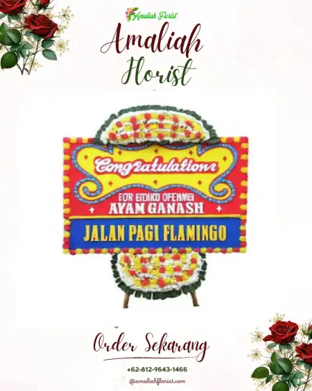 Sewa Papan Bunga Lampar